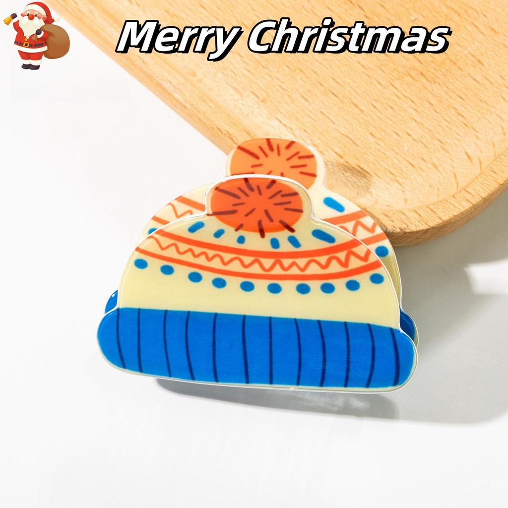 Weihnachten Greifspange Cartoon Schneemann Haarnadel niedlich einfach Fortgeschrittenes Gefühl Haiklammer Haaraccessoires Feiertag Pendeln