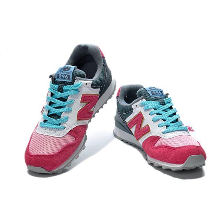 New Balance Nb 996 Cool Low-Top Running Shoes Women Running Shoes White Purple WR996CLD