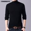 Brand Men Casual Turtleneck Pull Homme Autumn Winter Merino Wool Sweater Warm Cashmere Pullover Sweater Men 
