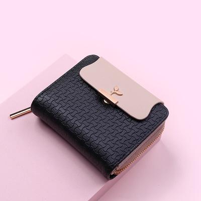 Aliwood Fashion Leaf Ženy Peňaženka Zips Veľkokapacitná taštička so spojkou Značková kožená mini malá peňaženka na mince Žena Držiak kariet