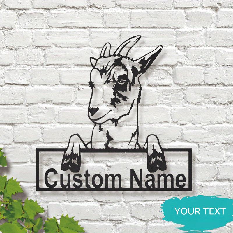 

Metal Ram Wall Decor Personalized Modern Metal Sign Home Art
