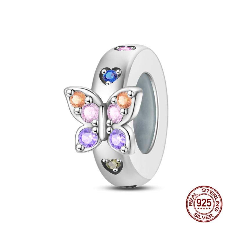 Charms Copper Romantic Ice And Snow Glass Beads Charms Fits 3Mm Original Bracelet Necklace Womens Diy Fine Jewelry Gift New