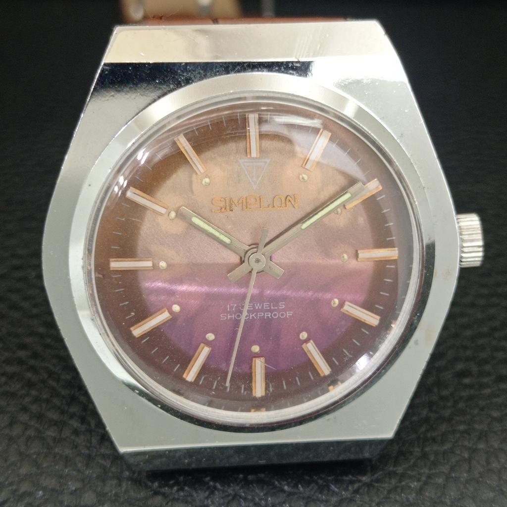 HAND-WINDING VINTAGE SIMPLON SWISS MENS REFURBISHED WATCH a704626-1