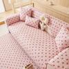 Pure Cotton Is Universal In All Seasons, Small Fresh Sofa Cushion, Non-Slip Cartoon Fabric, Modern Simple Living Room Cover, All-Inclusive Hair