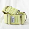 Italienisches Windspiel Whippet Martingale breites verstellbares Hundehalsband gemustertes Baumwollhalsband