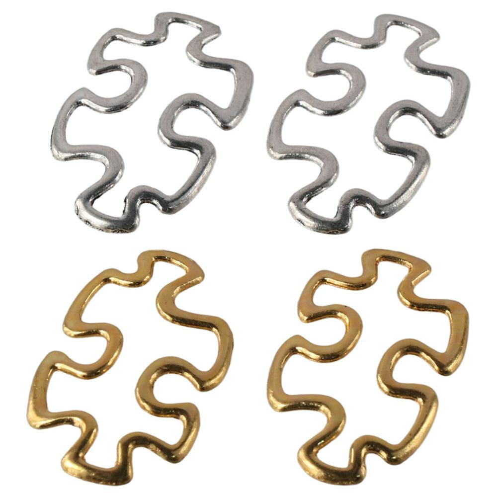 100Pcs 1.18*0.7inch Metal Connector Charms Alloy Metal Linking Rings  Necklaces