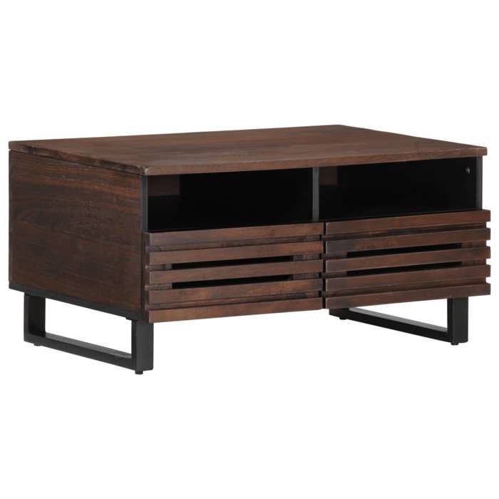 VidaXL Coffee Table Brown 80x55x40 Cm Solid Mango Wood, Side Table, Living Room Table, End Table, Table of 377502