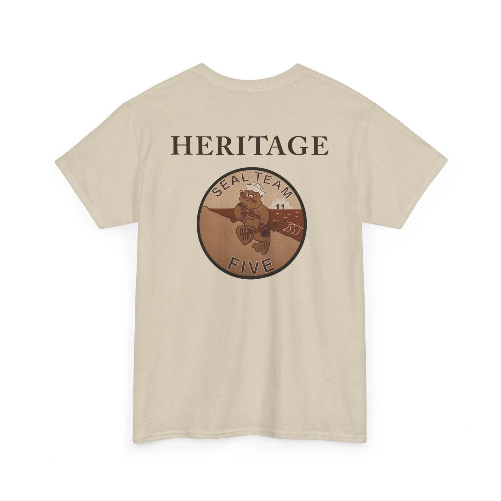 Rare Navy SEAL Team Five Heritage Repro Tee | Gift for Military Veterans Patriot XL