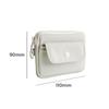 New Solid Color Coin Purse Zipper Large Capacity Small Wallet Wear-resistant Storage Bag Male Female