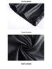 2026 New Women's PU Leather Wide-Leg Shorts, Elastic Waist & Slimming Base Layer, Plus Size Bootcut Pants for Spring/Autumn.