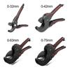 Durable 32mm-75mm Hose Cutting Ratchet Scissors Self-locking Aluminum Alloy Tube Cutter Hand Tools PVC Pipes Pipe Cutter