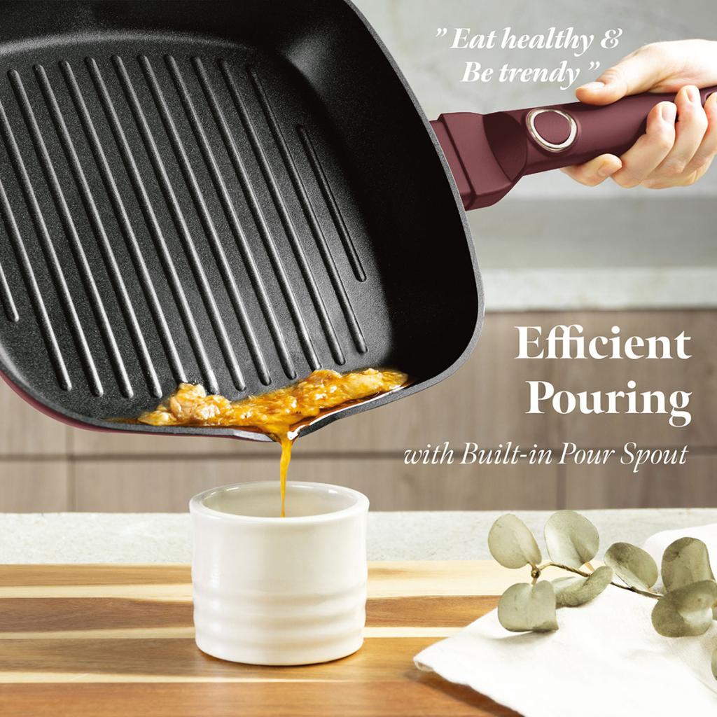 Set Of 3 Titanium Frying Pans Berlinger Haus Bh-8049 Leonardo