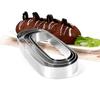4 Sizes Stainless Steel Mousse Ring Rectangle Oval Cake Ring Cookie Cutters Mousse Baking Mold Tiramisu Puff Bake Tools