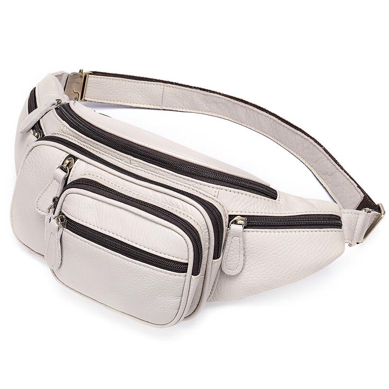 Мужская многофункциональная поясная сумка-кроссбоди из натуральной кожи Maluent