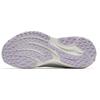 new Anta Cushioned Height Increase Wear Resistant Lightweight Breathable Low Top Casual Running Shoes Women's White Purple