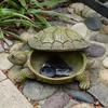 Cute Turtle Key Hider Box Resin Hidden Storage Container with Flip Lid for Spare Keys Office Desk Home Decorative Organizer