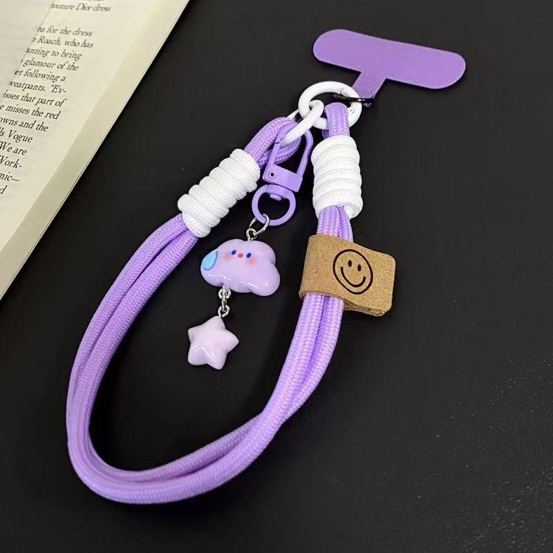 

Kuromi Cartoon Purple Bell Phone & Camera Wrist Strap Lanyard