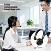 Lenovo E01 Wired Gaming Headphone W/ Rotatable HD Microphone Control Switch Learning Office Earphone Stereo Operator Headset for Online Class