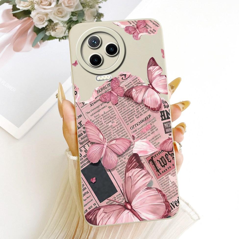 For Infinix Note 12 Pro 4G Case X676B Fashion Cartoon Cute Funny Painted Silicone Bumper For Infinix Note 12 2023 X676C Casing