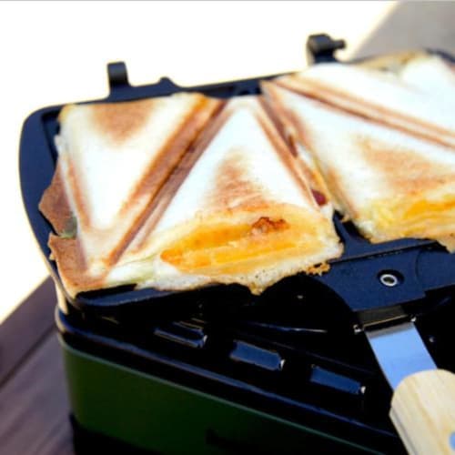 Mt. Sumi Hot Sandwich Maker/Camping Foldable Case for Direct Fire