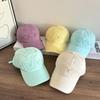 Embroidered Floral Baseball Cap For Women Sun Protections Breathable Acrylic Adjustable Belt Hat