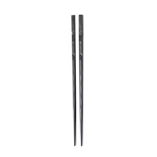 1 Pair Japanese Chopsticks Unbending Anti-slip Handles Alloy Japanese Sushi Chopsticks for Home