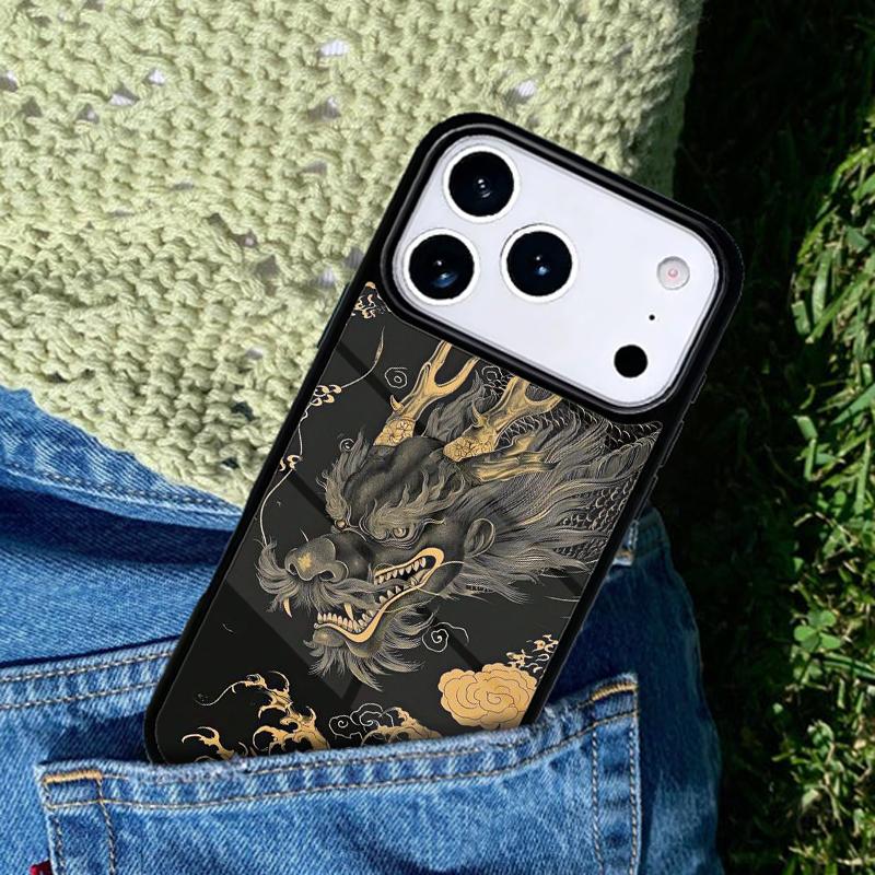 Dragon phone case cover Compatible with for IPhone 17air 16e 15 14 13 12 11Pro Max 17 Air