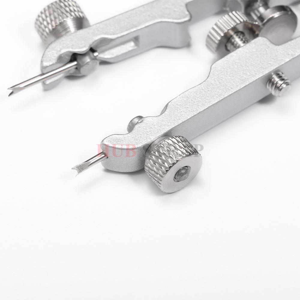 Watch Band Remover Plier 6825 Spring Bar Watch Strap Aluminum Alloy Repair Removing Tool V-Shaped Adjuster Plier Repair Tool