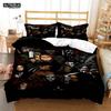 Funda Nórdica con Estampado de Payaso de Película de Terror de Halloween Funda de Almohada Juego de Ropa de Cama para Cama Queen Juego de Ropa de Cama de Lujo Personalizado Ropa de Cama Personalizada