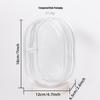 High-Transparency Thickened PVC Cotton Doll Storage Bag - Dustproof, Cute, Hanging, Transparent Q Round Design