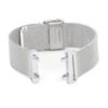 Mesh Watch Band Professional Stylish Simple Polished Adjustable Metal Watch Strap with Buckle for