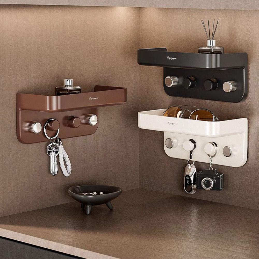 

Space Saving Storage Box No Drilling Storage Rack Bathroom Accessories Wall Mounted Shelf Toilet білий