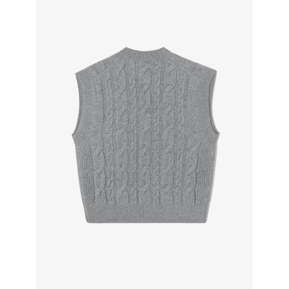 LacoSte Women S Cable V Neck VeSt Af310e 54n Uwc q2nAf310e 54nUwc