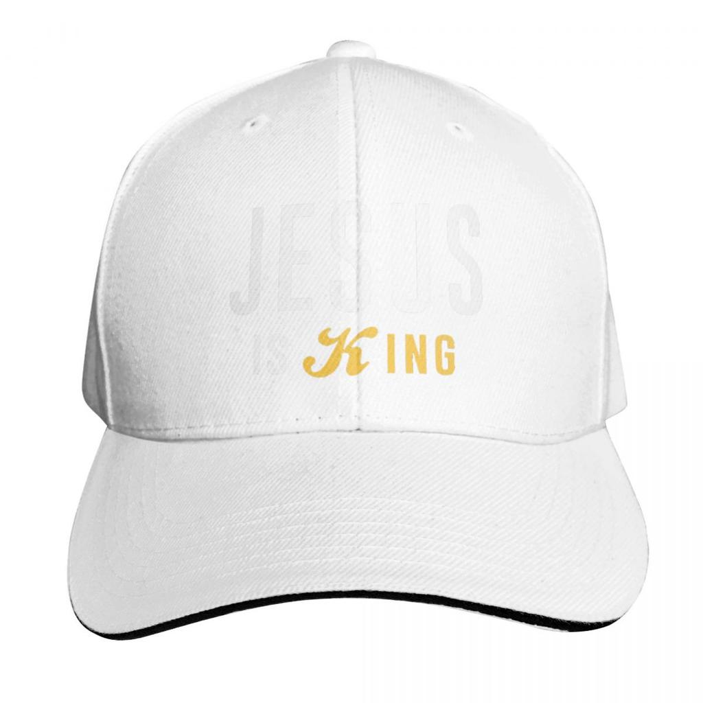 Jesus Is My King Christian Faith Catholic Cap Fashion Casual Baseball Caps Adjustable Hat Hip Hop Summer Unisex Baseball Hats