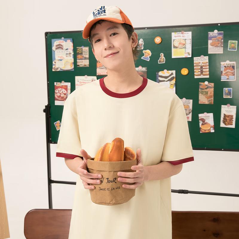 MINISO Men's 2025 Summer Trendy Cotton T-Shirt