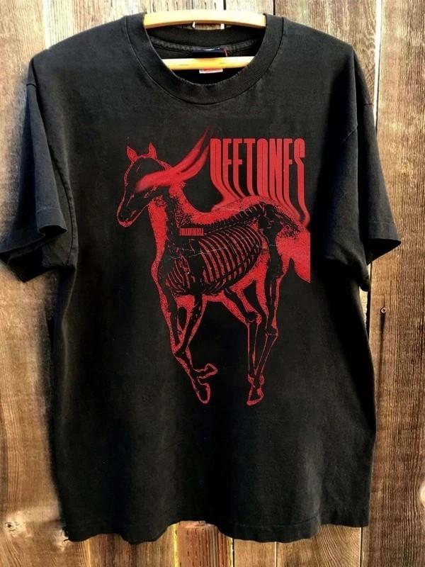 90s Deftones band Classic style Black T shirt Unisex Tee Classic XL
