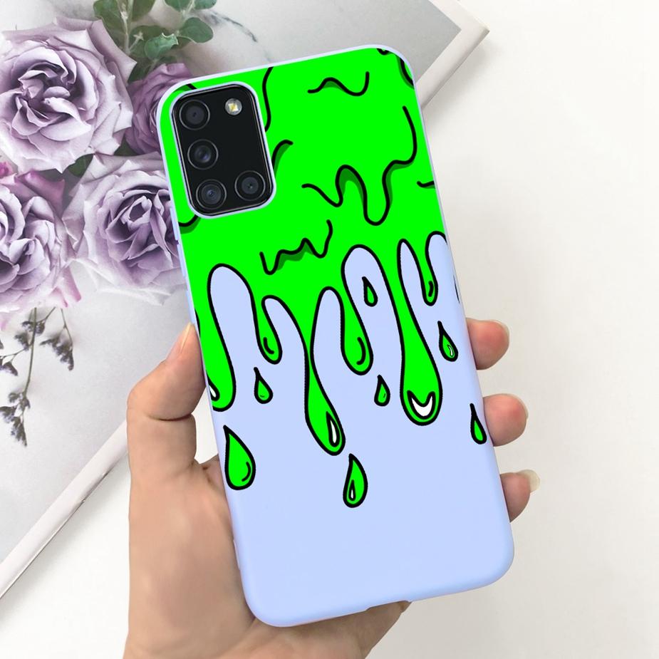 For Samsung Galaxy A51 A71 Case A515F A715F Cute Fashion Cartoon Painted Phone Case For Samsung A51 A 31 41 71 Soft Cover Bumper