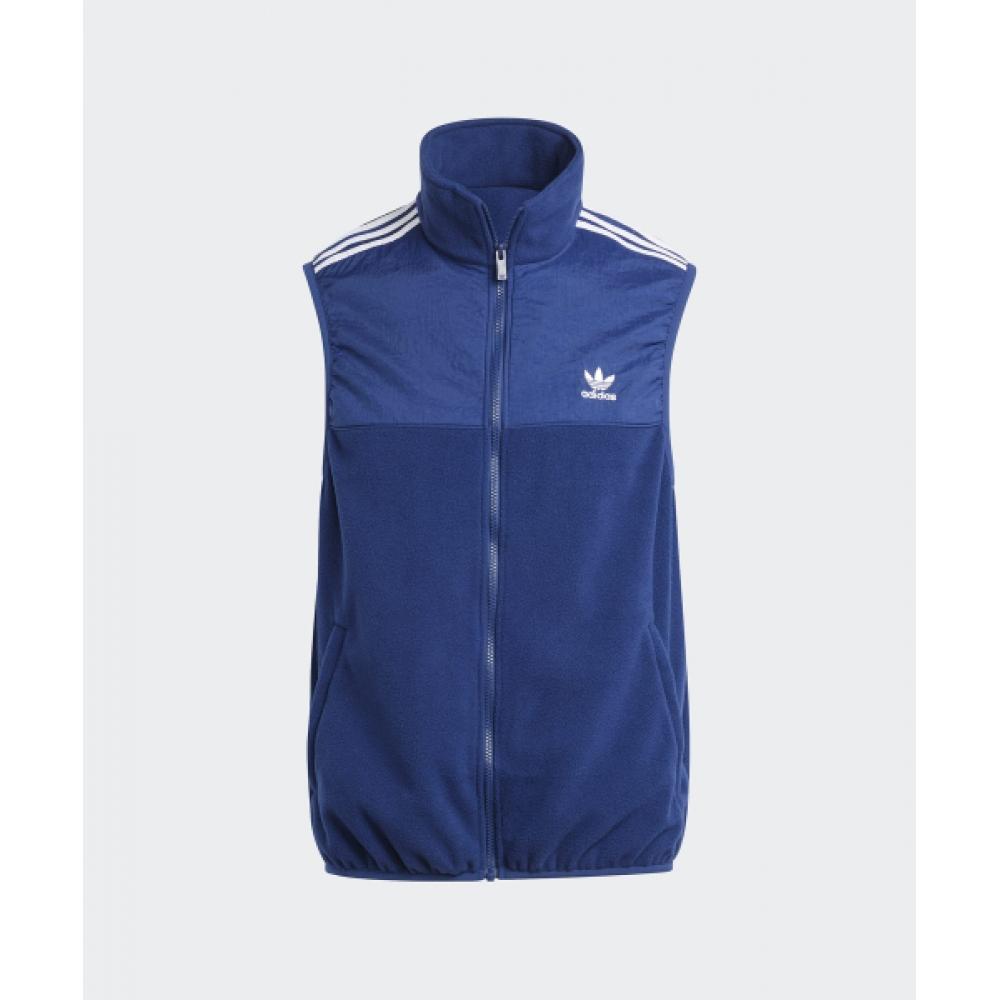 Adidas 3s Fleece Vest   Navy Iz2482