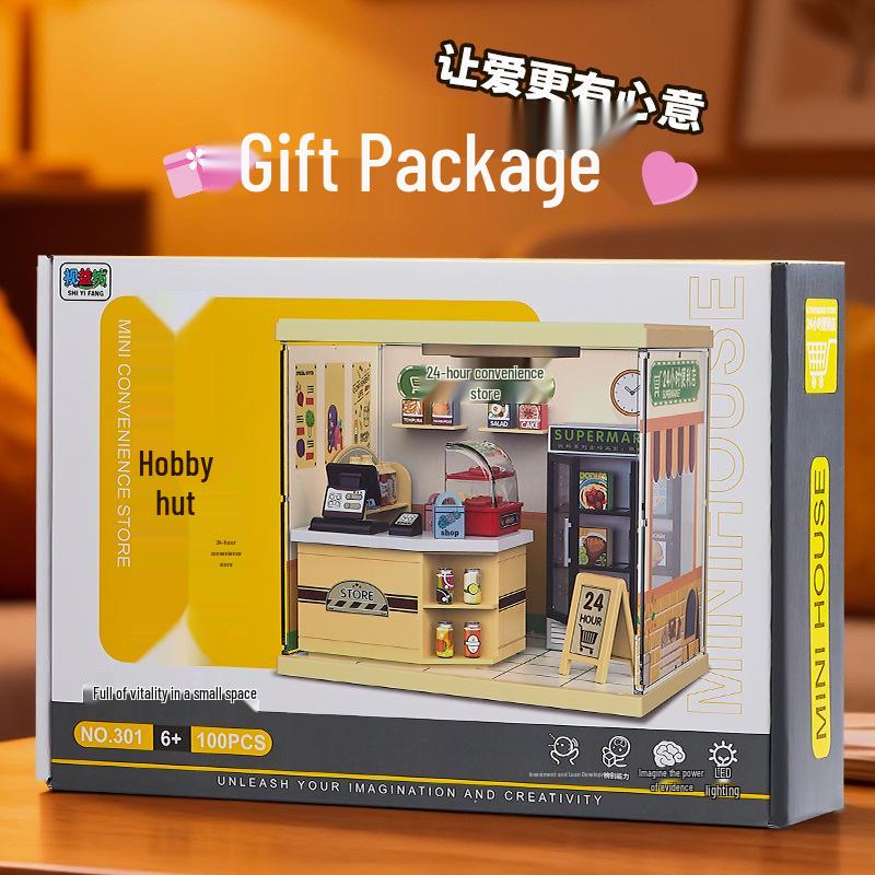 DIY 3D Miniature Scene House Building Kit: Mini Ornament & Birthday Gift for Girls