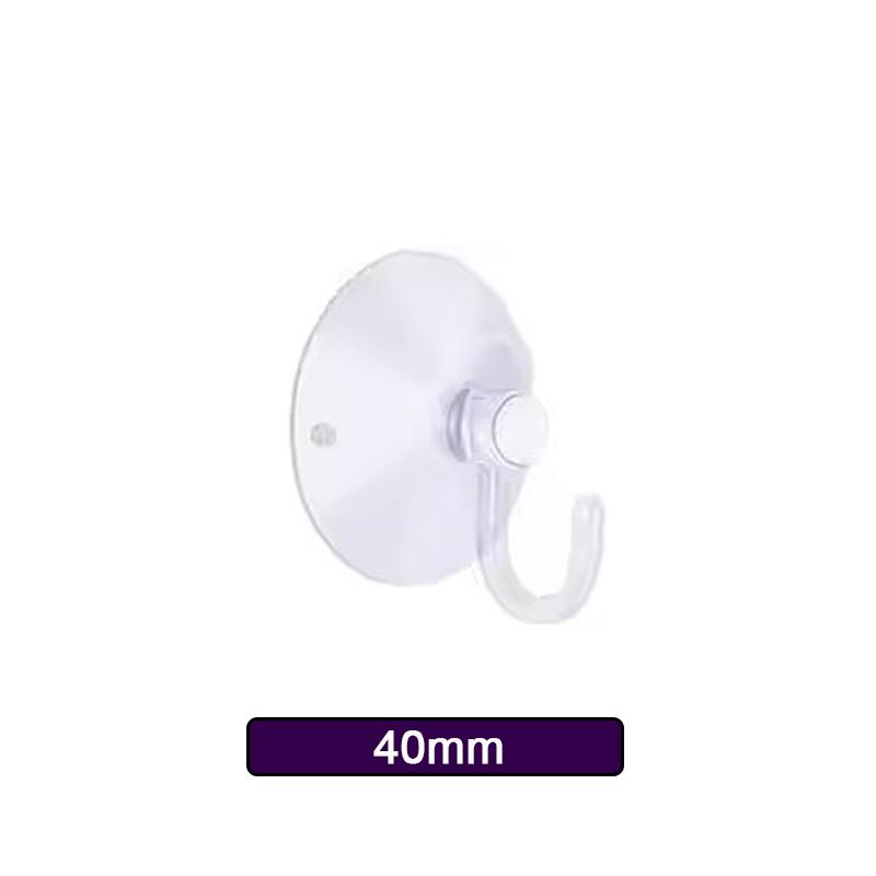20pcs Suction Cup Hooks Strong Suction Cup Holder with Plastic Hook for Glass Window Wall Hook Hanger Household Kitchen Bathroom