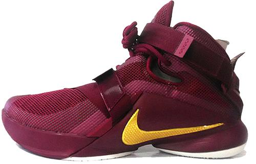 Nike LeBron Soldier 9 Prm Ep  Maroon Red White  749491-670 43