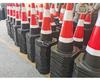 70cm Reflective Rubber Safety Cone - High-Speed Traffic Warning & Isolation Barrier