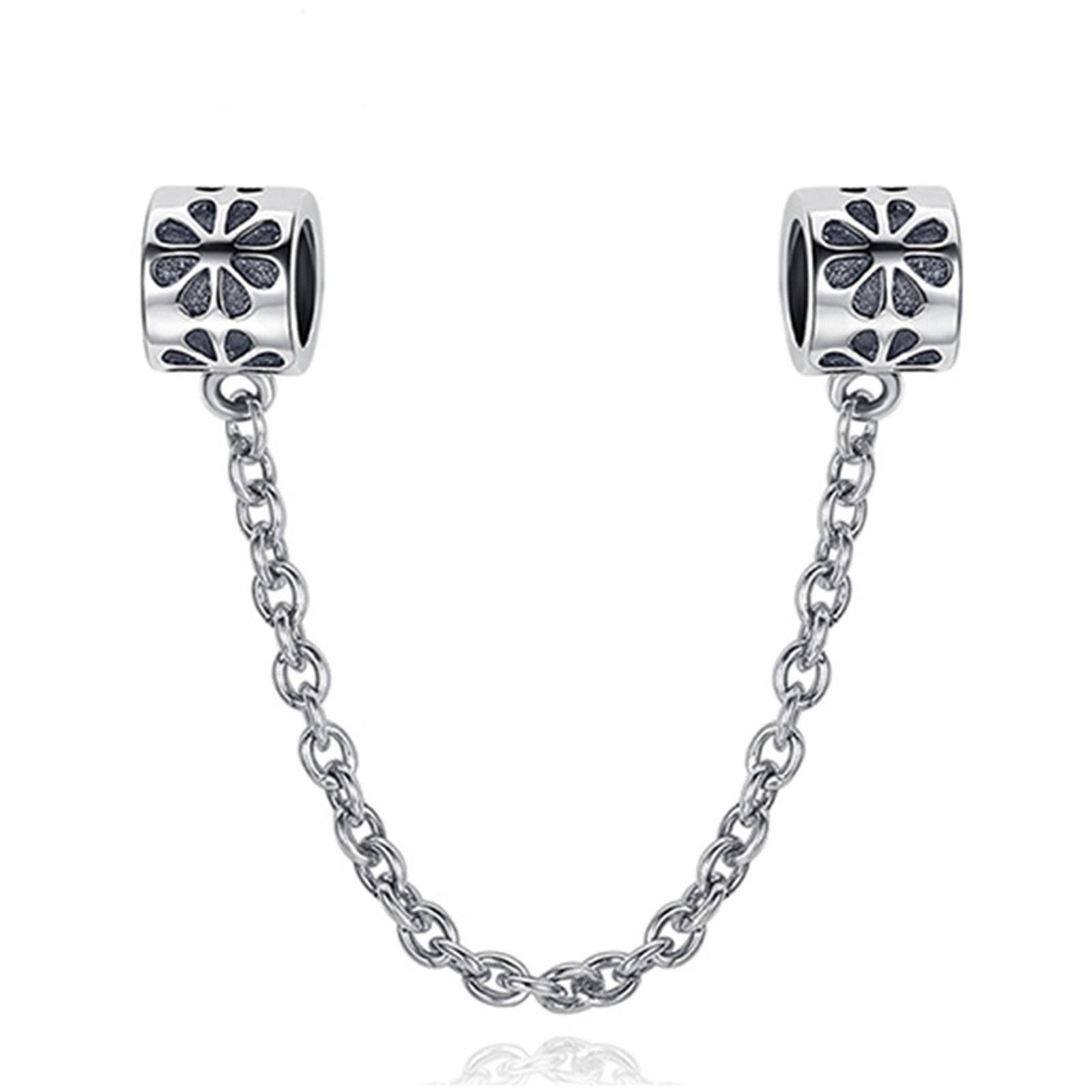 

Прочная металлическая страховочная цепочка для браслетов, обеспечивающая дополнительную защиту от случайного падения или потери 1