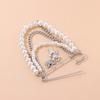 Elegant Festival Gifts Imitation Pearl Clothing Accessories Multi-element Bear Personality 1pc Chain Brooch Creative Daily Wear Brooch Accessories