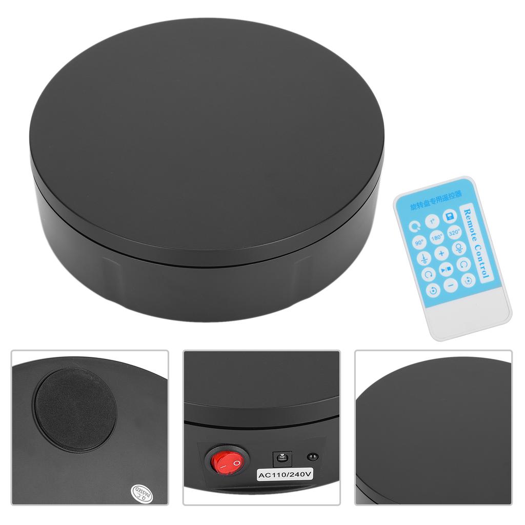 Reloj Control Remoto Plato Giratorio Giratorio Tienda de Relojes Soporte de Exhibición Redondo Eléctrico