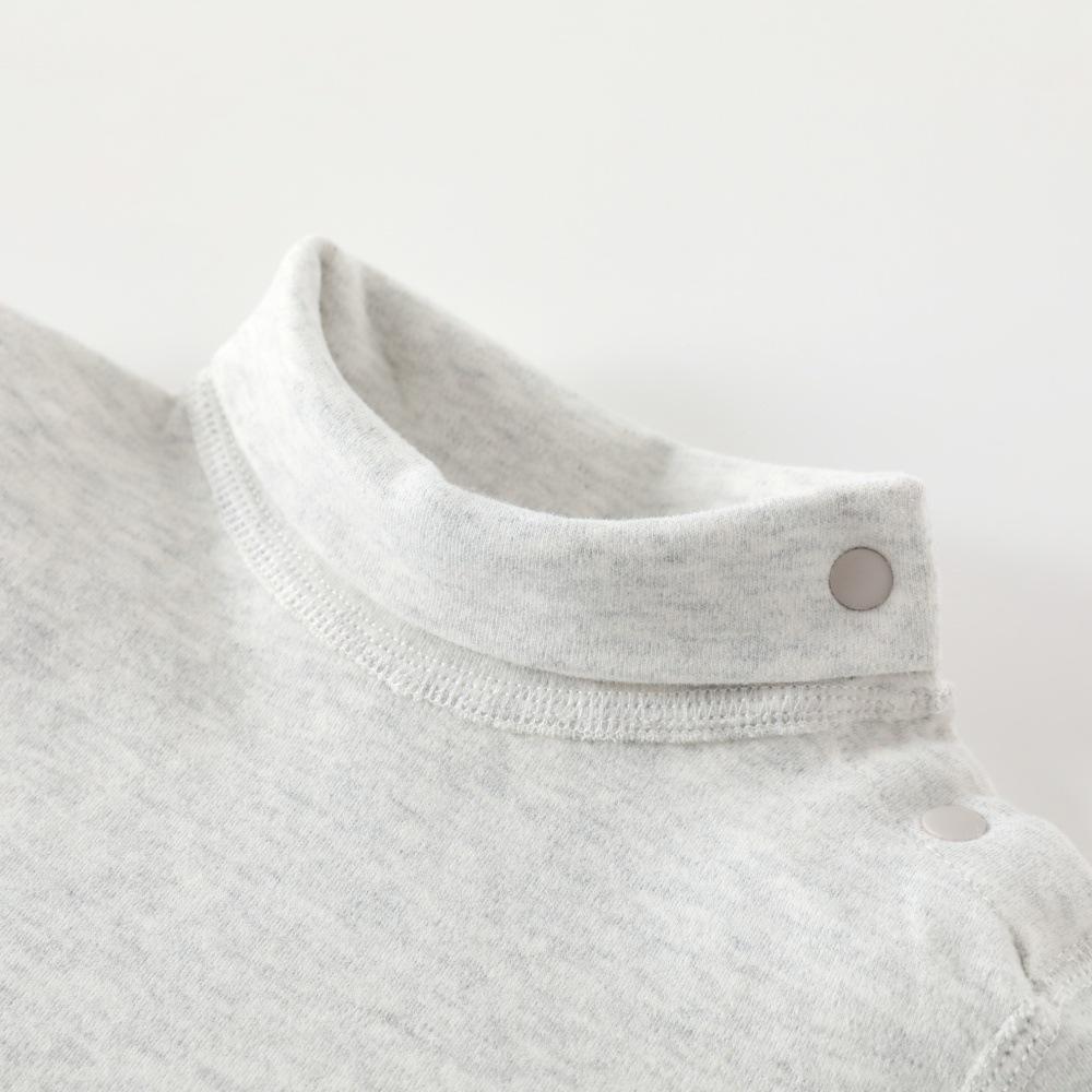 Miękki Welurowy Jednoczęściowy Kombinezon dla Niemowląt Unisex na Jesień/Zimę - 280g Trójkątny Body dla Noworodka Klasa A