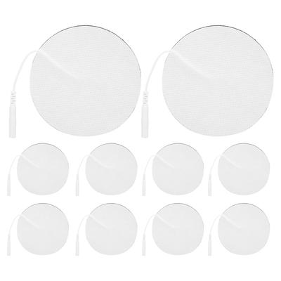 10pcs Round NonWoven SelfAdhesive Electrode Pad for TENS Massage Therapy Machine 8cm