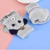 Winter Warm Gloves Cartoon Dog Glove with Flip Top Knitted Half Finger Gloves