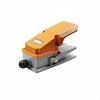 Heavy Duty Foot Pedal Switch Sturdy Shiny Alloy Contacts Industrial Machine