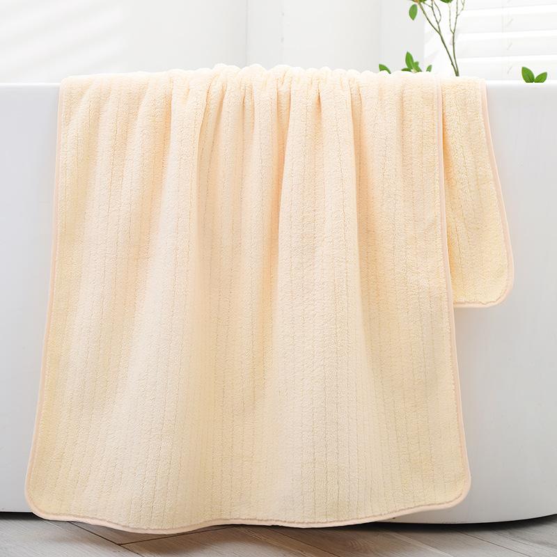 70x140cm Adult Bath Towel for Both Men Women Absorbent Quick Drying Less Prone To Shedding Hair Enlarged Wearable Bath Towel Couple Style Shower Robe